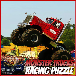 Monster Trucks Racing Puzzle